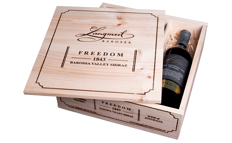 The Freedom 1843 Shiraz Weinkiste